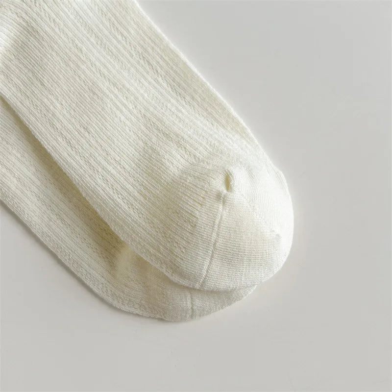 Cotton Blend Breathable Casual Socks For Women - 16