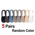 Men Cotton Blend Low Cut Invisible Socks