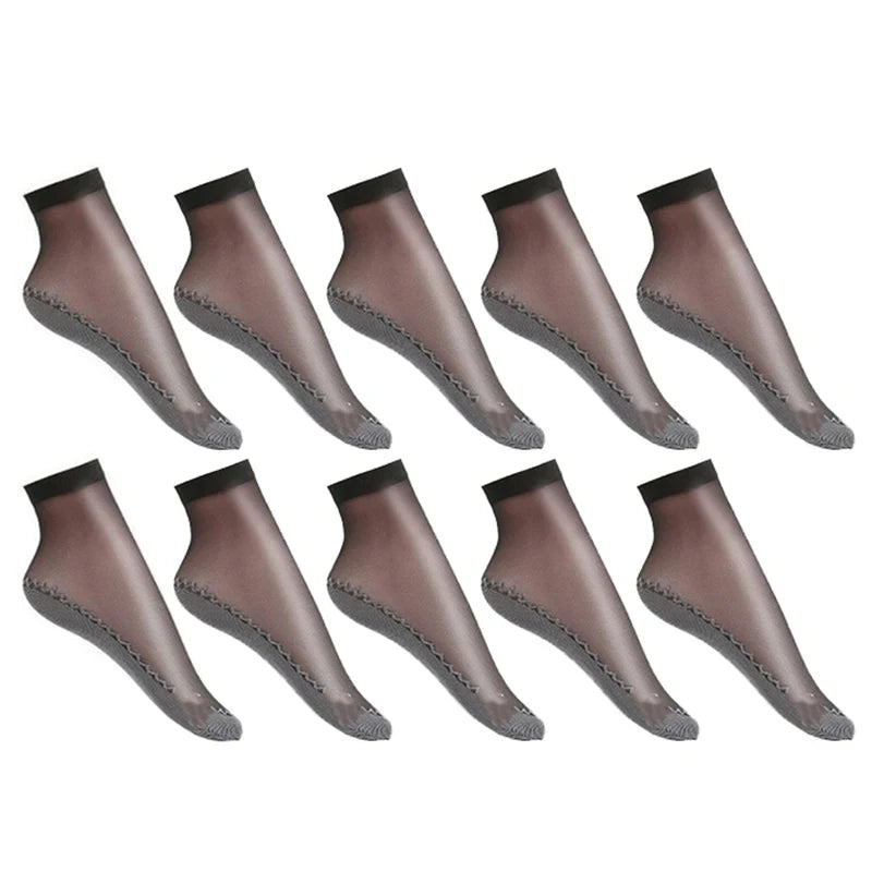 Womens Nylon Breathable Anti Slip Ankle Socks