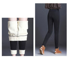 Fleece Lined Thermal Leggings High Waist Winter Warm Pants