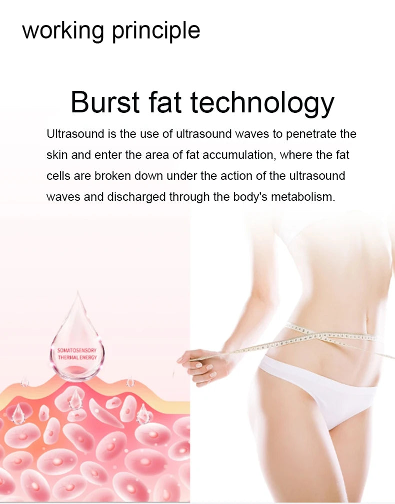 40K Ultrasonic Cavitation and Radio Frequency Body Slimming Machine - 13