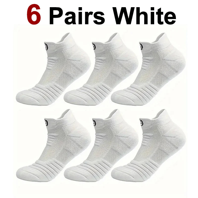 Polyester Spandex Athletic Ankle Socks - 16