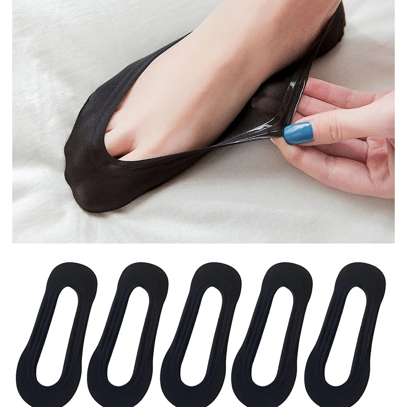 Invisible Polyester Women Boat Socks