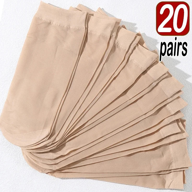 Polyester Elastane Blend Women Casual Mid Length Solid Color Socks