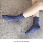 Shiny Metallic Cotton Blend Mid Tube Casual Socks