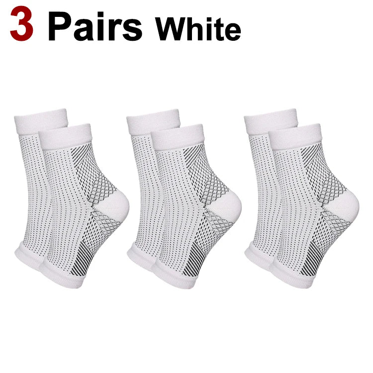 Nylon Spandex Ankle Compression Support Socks