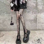 Nylon Spiderweb Pattern Pantyhose Stockings