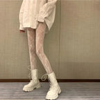 Heart Pattern Fishnet Nylon Pantyhose Tights