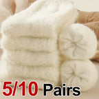 Polyester Elastane Plush Winter Socks
