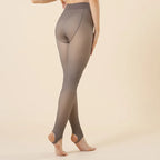 Fleece Lined Translucent Winter Thermal Tights