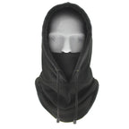 Cotton Polyester Fleece Thermal Hooded Neck Warmer Winter Hat