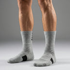 Polyester Elastane Cushioned Athletic Crew Socks