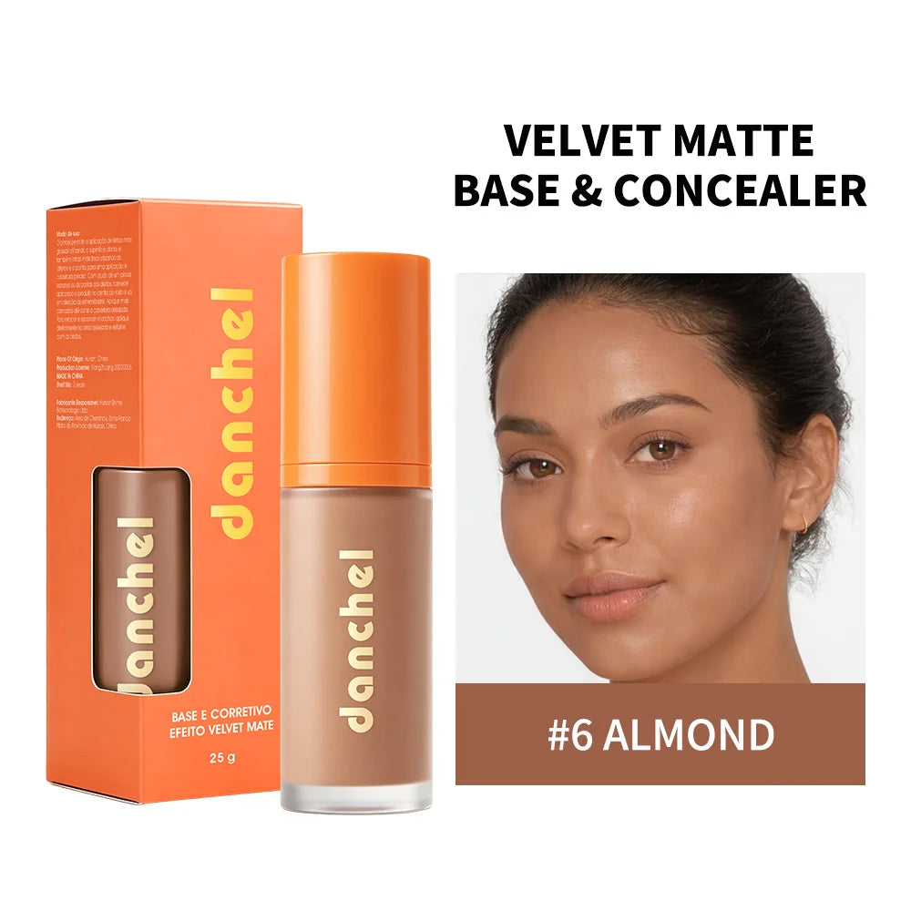 Liquid Foundation and Concealer Velvet Matte Finish - 26
