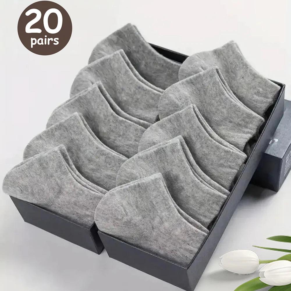 Polyester Elastane Mens Low Cut Ankle Socks