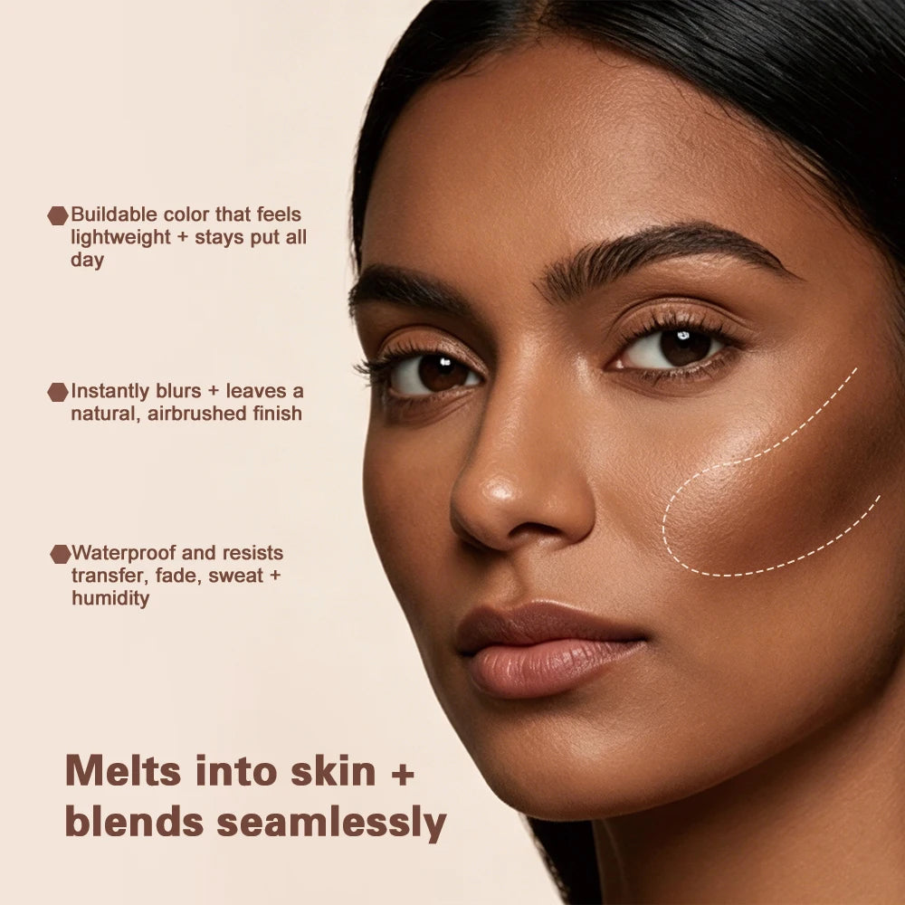 Cream Mousse Bronzer Matte Face Sculpting Makeup