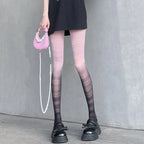 Gradient Pattern Polyester Nylon Tights