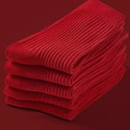 Polyester Elastane Crew Socks Women Casual Mid Tube Set