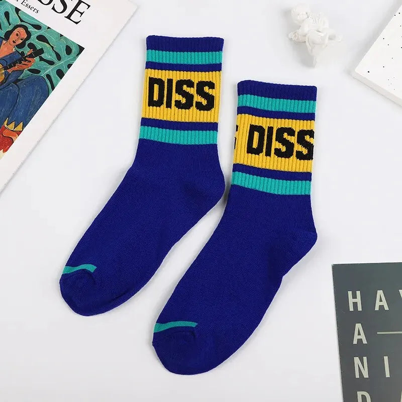 Polyester Elastane Blend Crew Socks Set