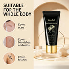 Waterproof Full Coverage Body Concealer Cream for Scars and Tattoos
