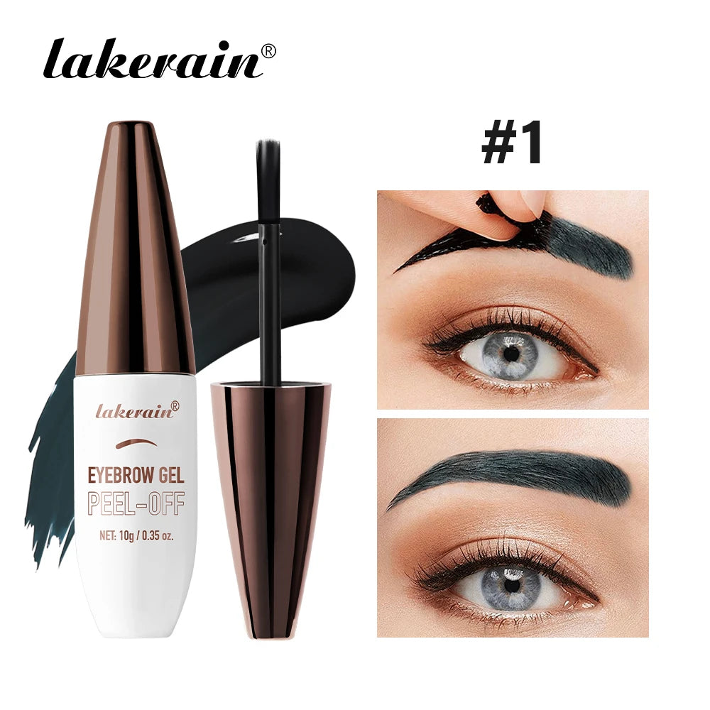 Waterproof Peel Off Eyebrow Tint Liquid Dyeing Cream - 22