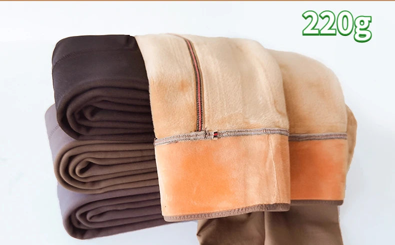 Polyester Elastane Thermal Pantyhose Winter Warm Tights