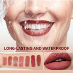 Strawberry Matte Lip Clay Velvet Cream Lipstick
