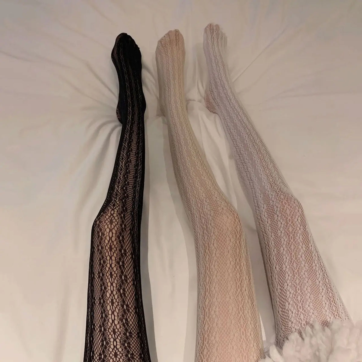 Geometric Pattern Nylon Lace Pantyhose Tights