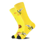 Cotton Blend Mid Tube Animal Pattern Casual Socks