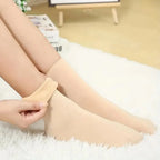 Thick Velvet Fleece Lined Winter Socks