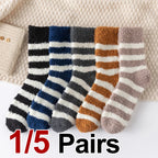 Polyester Elastane Warm Winter Crew Socks