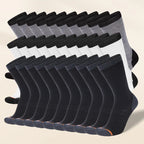 Polyester Elastane Crew Socks For Men