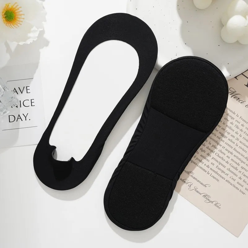 Cotton Silicone Invisible Low Cut Liner Socks