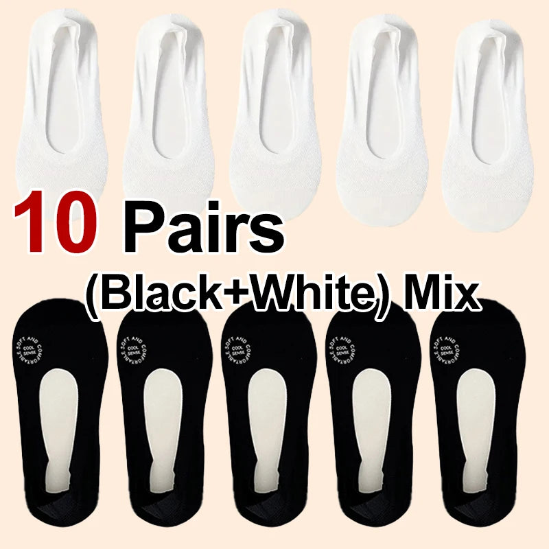 Cotton Nylon Invisible Low Cut Sports Socks