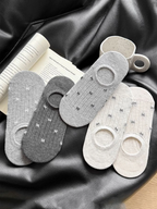 5 Pack Women Polyester Elastane Low Cut Casual Ankle Socks