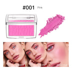 Matte Embossed Powder Blush Palette for Natural Cheek Color
