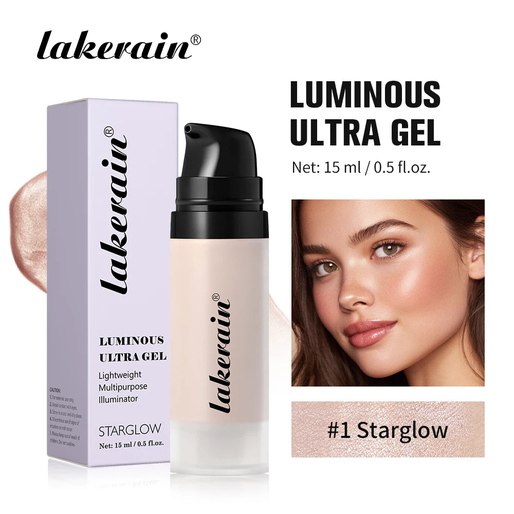 Water Based Gel Face Highlighter and Illuminating Makeup Primer - 19