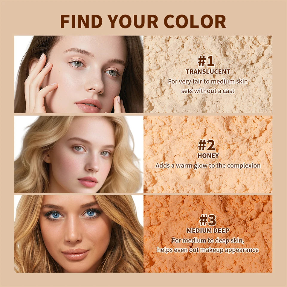 Translucent Loose Setting Powder Oil Control Matte Finish