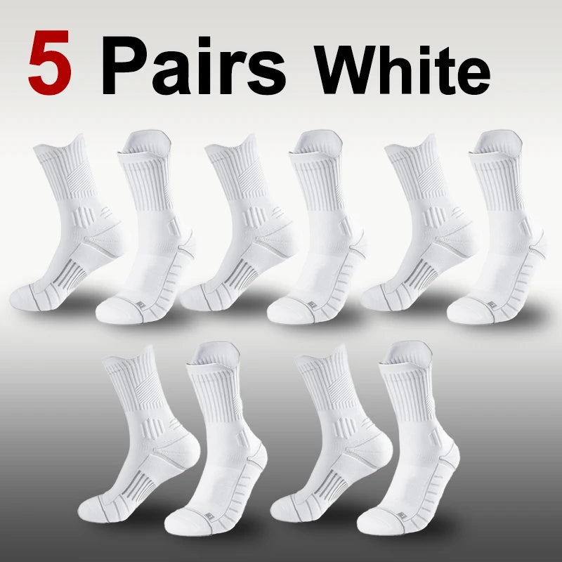 Nylon Elastane Men Athletic Sport Socks