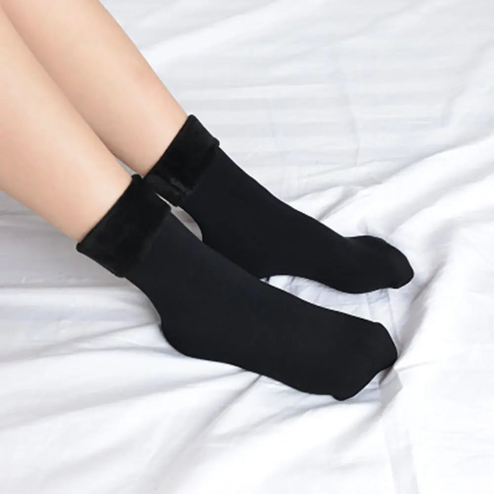 Polyester Fleece Lined Thick Winter Socks