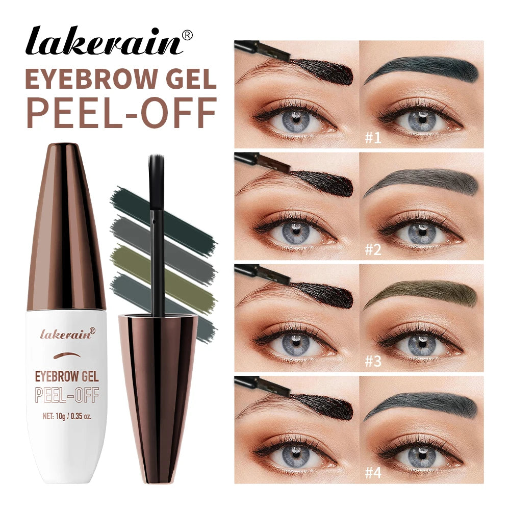 Waterproof Peel Off Eyebrow Tint Liquid Dyeing Cream