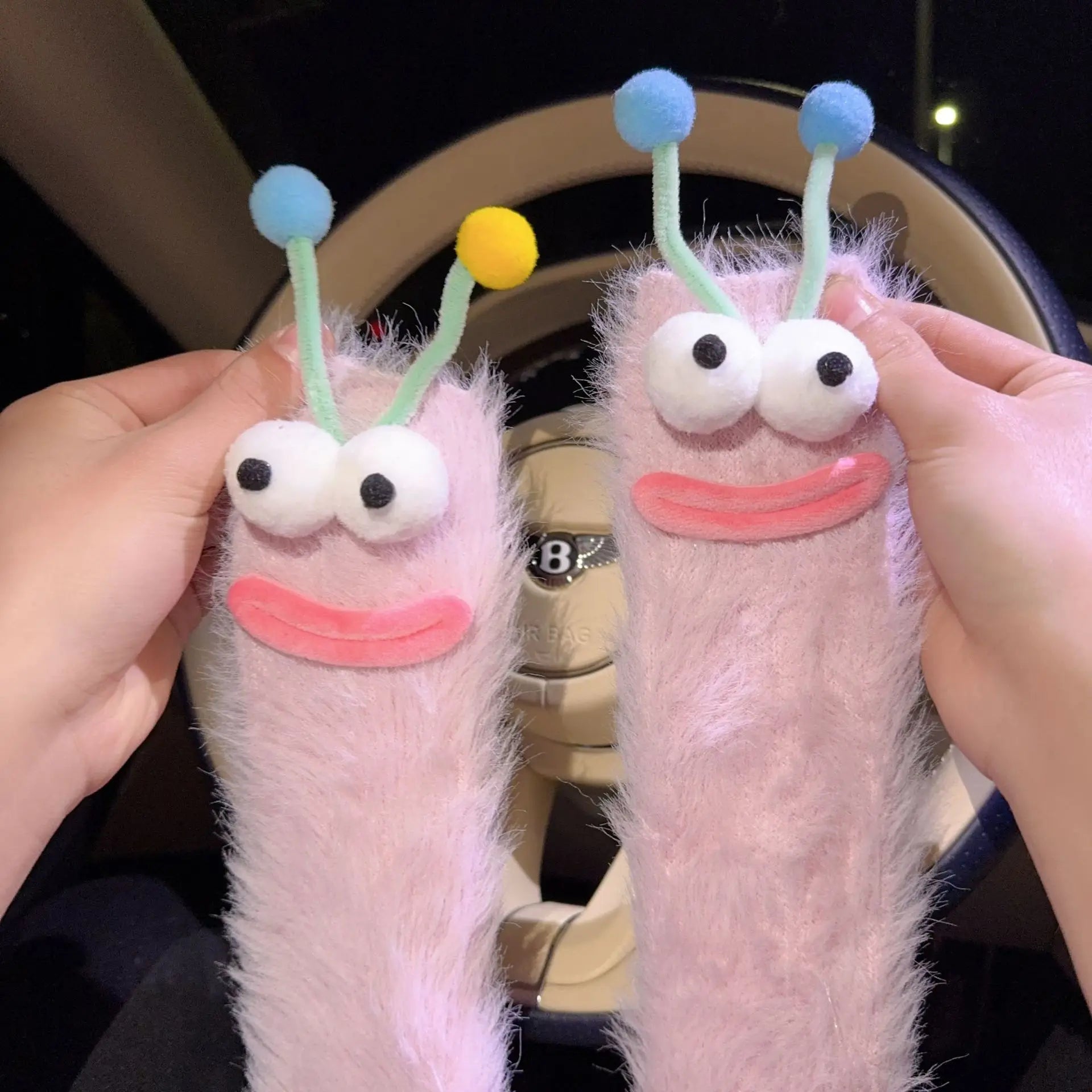 Polyester Elastane Cartoon Plush Socks