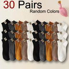 Polyester Spandex Ankle Socks Breathable Sports Casual Footwear