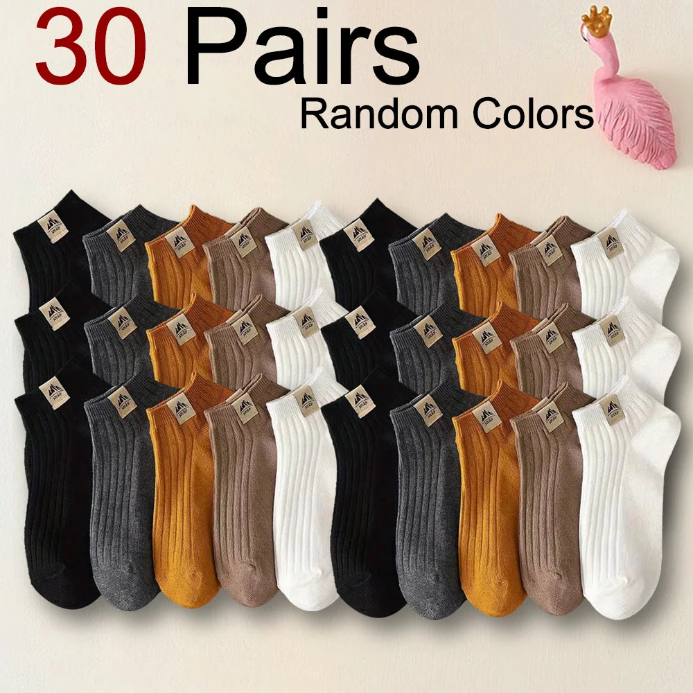 Polyester Spandex Ankle Socks Breathable Sports Casual Footwear