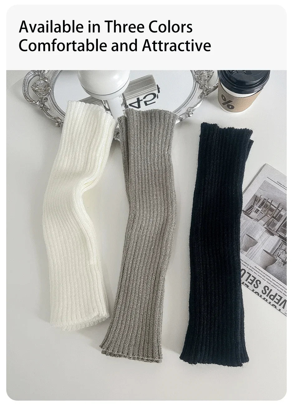 Polyester Elastane Acrylic Leg Warmers for Women - 8