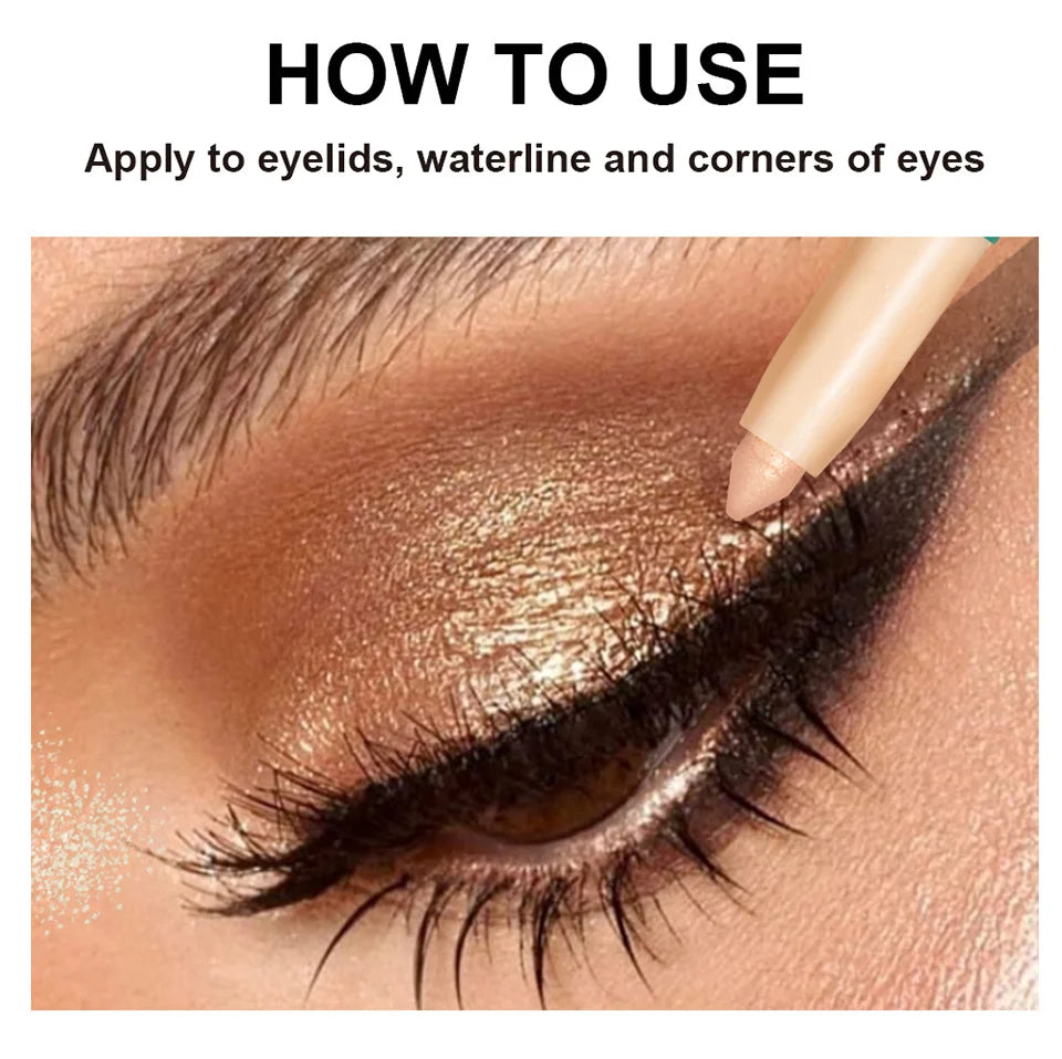 Waterproof Cream Eyeshadow Stick Brightener