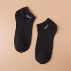 Polyester Elastane Ankle Socks Casual Knit Low Tube
