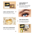 Professional Eyelash and Eyebrow Lifting and Tinting Kit