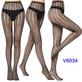Nylon Spandex Jacquard Patterned Fishnet Pantyhose Tights