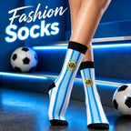 Cotton Polyester Knee High Athletic Socks