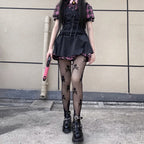 Nylon Fishnet Pantyhose Gothic Pattern Tights